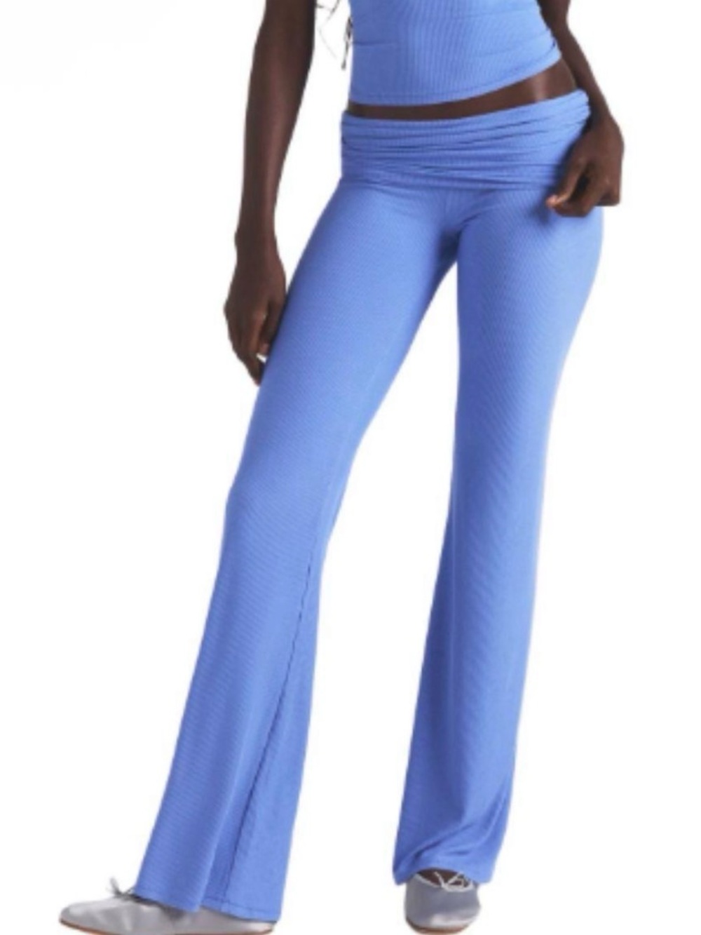 💙 SKIMS Soft Lounge Fold Over Pant | Cielo | XXS | NWT 🏷️